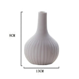 Maxbell White Ceramic Flower Vase Home Decor Cabinet Table Centerpieces Long Neck - Aladdin Shoppers