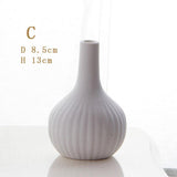 Maxbell White Ceramic Flower Vase Home Decor Cabinet Table Centerpieces Long Neck - Aladdin Shoppers