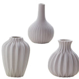 Maxbell White Ceramic Flower Vase Home Decor Cabinet Table Centerpieces No Neck - Aladdin Shoppers