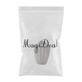 Maxbell White Ceramic Flower Vase Home Decor Cabinet Table Centerpieces No Neck - Aladdin Shoppers