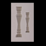 Maxbell White Grecian Pillars Wedding Cake Stand Fondant Support Mold Roman Column Silicone Mold Valentine's Day Wedding Cake Decoration Baking Tools, 2 Size Pillars - Aladdin Shoppers