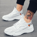 Maxbell White Lightweight Breathable Mesh Sneakers Casual Sports Shoes EUR 44 US 10 - Aladdin Shoppers