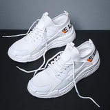Maxbell White Lightweight Breathable Mesh Sneakers Casual Sports Shoes EUR 44 US 10 - Aladdin Shoppers