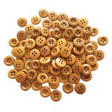 Maxbell Wholesale 100Pcs/pack Classic 4 Holes Wood Buttons 13mm for Sewing Clothing Decoration - Aladdin Shoppers