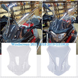 Maxbell Windscreen Airflow Visor Viser Deflector for BMW G310GS G 310GS 17-19 Gray - Aladdin Shoppers