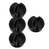 Maxbell Wire Storage Desktop Clip Data Lines Holder Fixer Organizer Clamp Black - Aladdin Shoppers