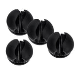 Maxbell Wire Storage Desktop Clip Data Lines Holder Fixer Organizer Clamp Black - Aladdin Shoppers