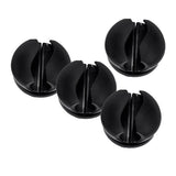 Maxbell Wire Storage Desktop Clip Data Lines Holder Fixer Organizer Clamp Black - Aladdin Shoppers