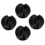 Maxbell Wire Storage Desktop Clip Data Lines Holder Fixer Organizer Clamp Black - Aladdin Shoppers