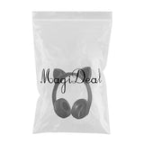 Maxbell Wireless Headphones Over Ear - Bluetooth Headset Microphone Cute Cat -Black - Aladdin Shoppers