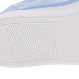 Maxbell Women Casual Hollow Canvas Loafer Flats SlipOn Walking Shoes Sneaker 41 Blue - Aladdin Shoppers