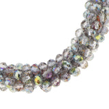 Maxbell Women Girls Elastic Hair Tie Rhinestone Hair Band Ponytail Holder Gray - Aladdin Shoppers