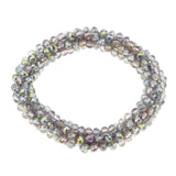 Maxbell Women Girls Elastic Hair Tie Rhinestone Hair Band Ponytail Holder Gray - Aladdin Shoppers