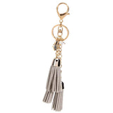 Maxbell Women Girls Kids Tassel Key Chain Car Key Ring Accessory Bag Decor Pendant Gray - Aladdin Shoppers