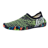Maxbell Women Men Slip on Water Shoes Aqua Sock Beach Swim Shoes 44 Blackish Green - Aladdin Shoppers