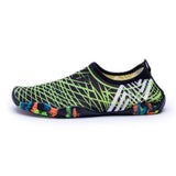 Maxbell Women Men Slip on Water Shoes Aqua Sock Beach Swim Shoes 44 Blackish Green - Aladdin Shoppers
