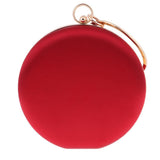 Maxbell Women's Fashion Handbag Round Clutch Evening Bag Purse Wedding Party Red - Aladdin Shoppers