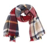 Maxbell Women's Long Plaid Scarves Air Conditioning Shawl Wrap Imitation Cashmere 02 - Aladdin Shoppers