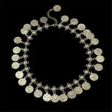 Maxbell Women Vintage Boho Coins Pendant Statement Jewelry Choker Bib Necklace Chain - Aladdin Shoppers