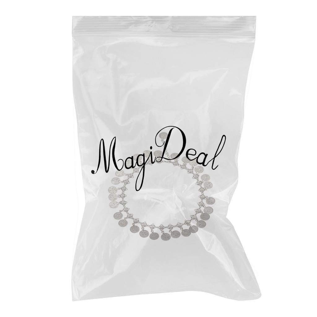 Maxbell Women Vintage Boho Coins Pendant Statement Jewelry Choker Bib Necklace Chain - Aladdin Shoppers