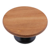 Maxbell Wood Cake Stand 10/12inch Wedding Cake Fondant Display Plate Brown 10inch - Aladdin Shoppers