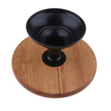 Maxbell Wood Cake Stand 10/12inch Wedding Cake Fondant Display Plate Brown 10inch - Aladdin Shoppers