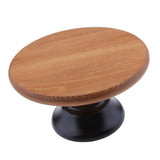 Maxbell Wood Cake Stand 10/12inch Wedding Cake Fondant Display Plate Brown 10inch - Aladdin Shoppers