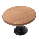 Maxbell Wood Cake Stand 10/12inch Wedding Cake Fondant Display Plate Brown 12inch - Aladdin Shoppers