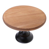 Maxbell Wood Cake Stand 10/12inch Wedding Cake Fondant Display Plate Brown 12inch - Aladdin Shoppers