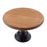 Maxbell Wood Cake Stand 10/12inch Wedding Cake Fondant Display Plate Brown 12inch - Aladdin Shoppers