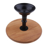 Maxbell Wood Cake Stand 10/12inch Wedding Cake Fondant Display Plate Brown 12inch - Aladdin Shoppers