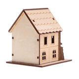 Maxbell Wooden 3D Puzzle Mini House - Home Decor Building Construction Toy Kid Children Educational Modeling Kit Easy to Assemble - Aladdin Shoppers