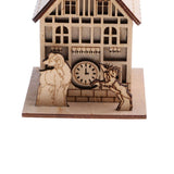 Maxbell Wooden 3D Puzzle Mini House - Home Decor Building Construction Toy Kid Children Educational Modeling Kit Easy to Assemble - Aladdin Shoppers