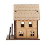 Maxbell Wooden 3D Puzzle Mini House - Home Decor Building Construction Toy Kid Children Educational Modeling Kit Easy to Assemble - Aladdin Shoppers