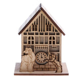 Maxbell Wooden 3D Puzzle Mini House - Home Decor Building Construction Toy Kid Children Educational Modeling Kit Easy to Assemble - Aladdin Shoppers