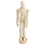 Maxbell Wooden Artist Drawing Manikin Doll Articulated Mannequin With Base 4.5inch - Aladdin Shoppers