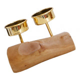 Maxbell Wooden Base Candle Holder Modern Candlestick Tealight Stand Home Decoration - Aladdin Shoppers