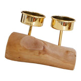 Maxbell Wooden Base Candle Holder Modern Candlestick Tealight Stand Home Decoration - Aladdin Shoppers