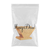 Maxbell Wooden Coffee Filter Paper Holder Coffee Filter Dispenser Rack Storage Shelf - Aladdin Shoppers