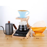 Maxbell Wooden Coffee Filter Paper Holder Coffee Filter Dispenser Rack Storage Shelf - Aladdin Shoppers