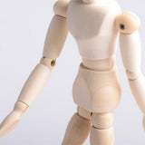 Maxbell Wooden Figure Doll 8 inch Manikin Mannequin Human Artist Draw Model Unisex