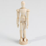 Maxbell Wooden Figure Doll 8 inch Manikin Mannequin Human Artist Draw Model Unisex - Aladdin Shoppers