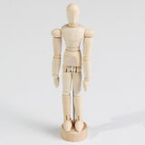 Maxbell Wooden Figure Manikin Doll Wooden Clothing Mannequin Model Unisex 12 inch - Aladdin Shoppers