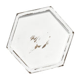 Maxbell Wooden Food Serving Tray Hexagon Wood Fruit Breakfast Cake Dish Plate L - Aladdin Shoppers