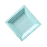 Maxbell Wooden Fruit Storage Tray Dish Plate Dessert Snack Bowl Blue Square(small) - Aladdin Shoppers