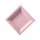 Maxbell Wooden Fruit Storage Tray Dish Plate Dessert Snack Bowl Pink Square(small) - Aladdin Shoppers