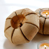 Maxbell Wooden Home Candle Holder Antique Wood Tea Light Display Candleholder A - Aladdin Shoppers