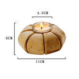 Maxbell Wooden Home Candle Holder Antique Wood Tea Light Display Candleholder A - Aladdin Shoppers