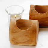 Maxbell Wooden Home Candle Holder Antique Wood Tea Light Display Candleholder B - Aladdin Shoppers