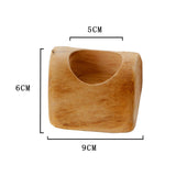 Maxbell Wooden Home Candle Holder Antique Wood Tea Light Display Candleholder B - Aladdin Shoppers